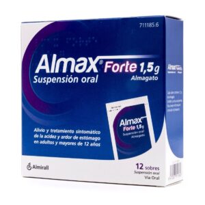 ALMAX FORTE 1,5 g 12 SOBRES SUSPENSION ORAL