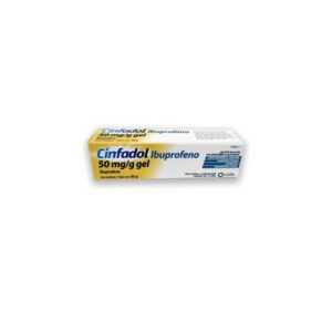 CINFADOL IBUPROFENO 50 MG/G GEL CUTANEO 1 TUBO 5