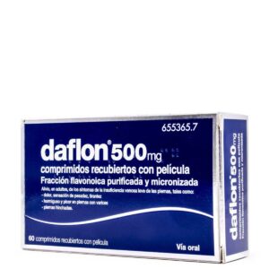 DAFLON 500 MG 60 COMPRIMIDOS RECUBIERTOS
