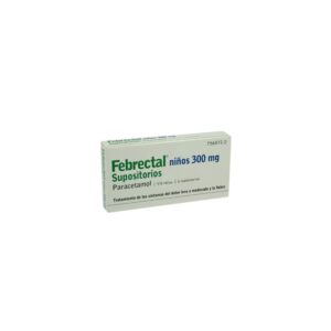 FEBRECTAL NIÑOS 300 MG 6 SUPOSITORIOS