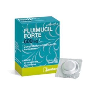 FLUIMUCIL FORTE 600 MG 20 COMPRIMIDOS EFERVESCENTE