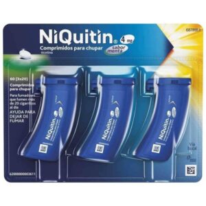 NIQUITIN 4 MG 20 COMPRIMIDOS PARA CHUPAR (SABOR