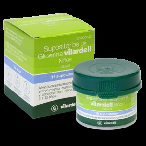 SUPOSITORIOS DE GLICERINA VILARDELL NIÑOS 1,58 G