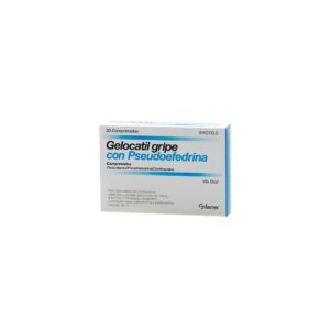 GELOCATIL GRIPE CON PSEUDOEFEDRINA 20 COMPRIMIDO