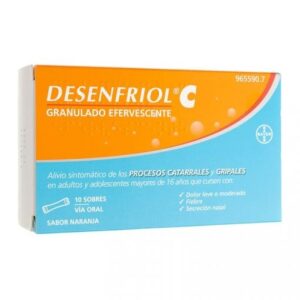 DESENFRIOL C 10 SOBRES GRANULADO EFERVESCENTE