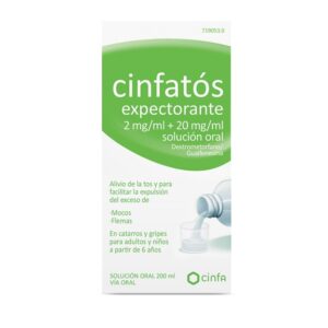 CINFATOS EXPECTORANTE 2 MG/ML + 20 MG/ML SOLUCIO