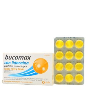 BUCOMAX LIDOCAINA 24 PASTILLAS PARA CHUPAR LIMON