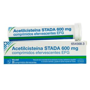 ACETILCISTEINA STADA EFG 600 MG 20 COMPRIMIDOS E