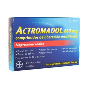 ACTROMADOL 660 MG 8 COMPRIMIDOS LIBERACION MODIF