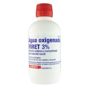 AGUA OXIGENADA FORET 30 mg/ml SOLUCION CUTANEA Y