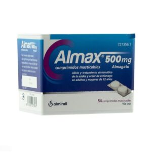 ALMAX 500 MG 54 COMPRIMIDOS MASTICABLES