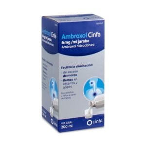 AMBROXOL CINFA 6 mg/ml JARABE 1 FRASCO 200 ml