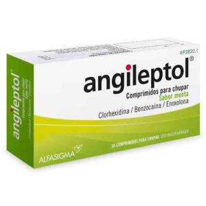 ANGILEPTOL 30 COMPRIMIDOS PARA CHUPAR (SABOR MEN