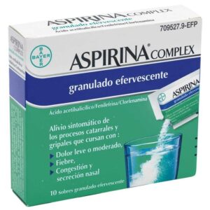 ASPIRINA COMPLEX 10 SOBRES GRANULADO EFERVESCENT