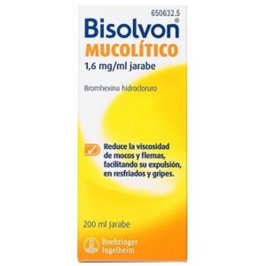 BISOLVON MUCOLITICO 1,6 MG/ML JARABE 1 FRASCO 20