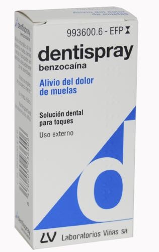 DENTISPRAY 50 MG/ML SOLUCION DENTAL 1 FRASCO 5 M