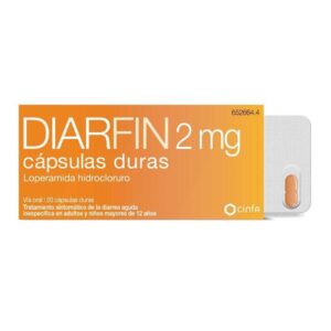 DIARFIN 2 MG 20 CAPSULAS