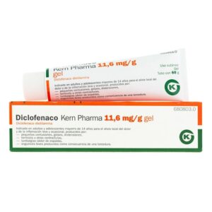 DICLOFENACO KERN PHARMA 11,6 mg/g GEL CUTANEO 1