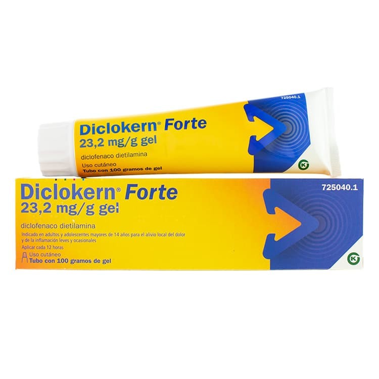 DICLOKERN FORTE 23,2 mg/g GEL CUTANEO 1 TUBO 100