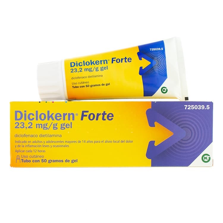 DICLOKERN FORTE 23,2 MG/G GEL CUTANEO 1 TUBO 50