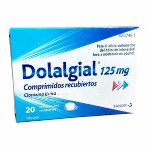 DOLALGIAL CLONIXINO LISINA 125 MG 20 COMPRIMIDOS