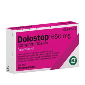DOLOSTOP 650 MG 20 COMPRIMIDOS