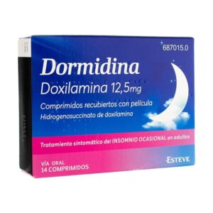 DORMIDINA 12,5 MG 14 COMPRIMIDOS RECUBIERTOS