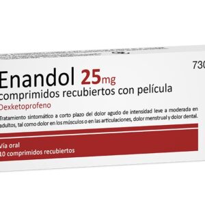 ENANDOL 25 MG 10 COMP