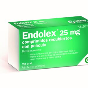 ENDOLEX 25 MG 12 COMP