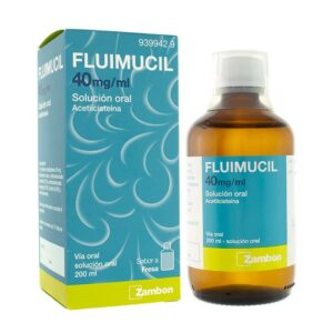 FLUIMUCIL 40 mg/ml SOLUCION ORAL 1 FRASCO 200 ml