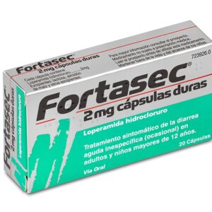 FORTASEC 2 MG 10 CAPSULAS