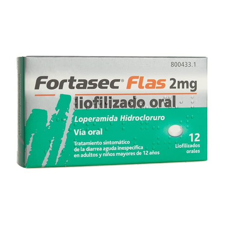 FORTASEC FLAS 2 MG 12 LIOFILIZADOS ORALES