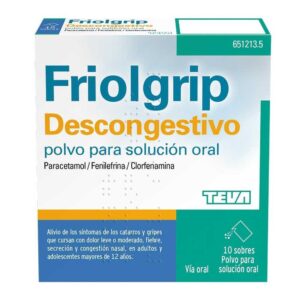 FRIOLGRIP DESCONGESTIVO 10 SOBRES POLVO PARA SOL