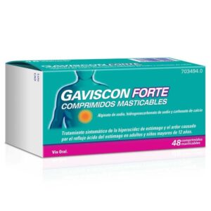 GAVISCON FORTE 48 COMPRIMIDOS MASTICABLES