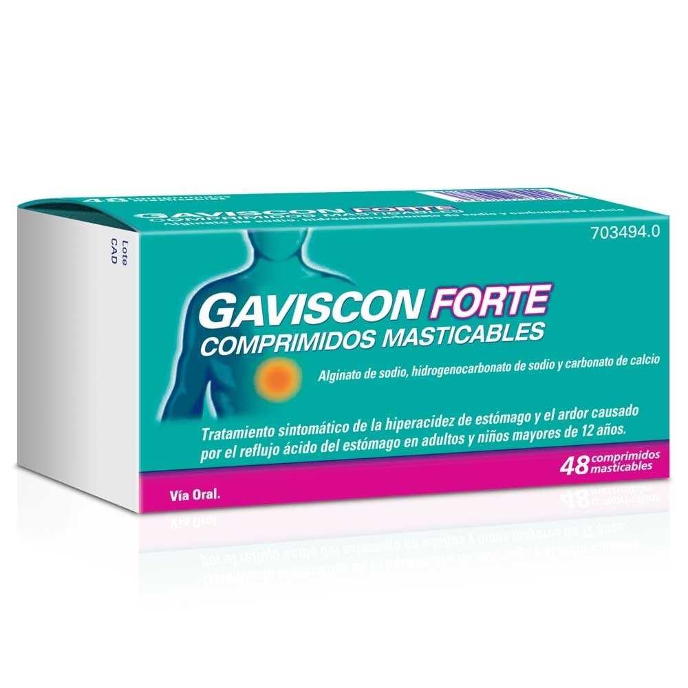 GAVISCON FORTE 48 COMPRIMIDOS MASTICABLES