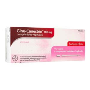 GINE-CANESTEN 100 MG 6 COMPRIMIDOS VAGINALES