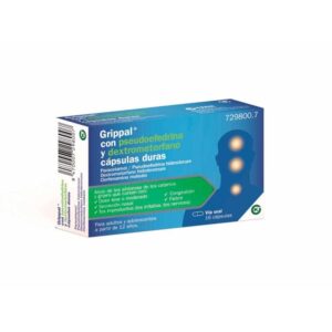 GRIPPAL CON PSEUDOEFREDRINA Y DEXTROMETORFANO 16