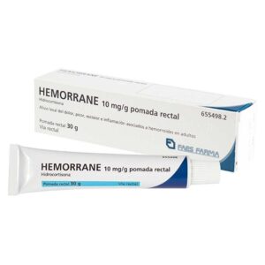 HEMORRANE 10 MG/G POMADA RECTAL 1 TUBO 30 G