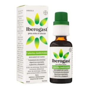 IBEROGAST GOTAS ORALES EN SOLUCION 1 FRASCO 50 M