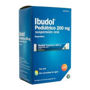 IBUDOL PEDIATRICO 200 MG 20 SOBRES SUSPENSION OR
