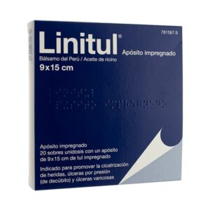 LINITUL 20 APOSITOS IMPREGNADOS 9 x 15 cm