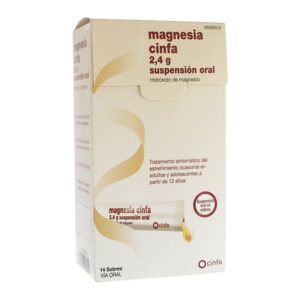 MAGNESIA CINFA 2,4 G 14 SOBRES SUSPENSION ORAL 1