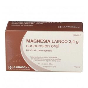 MAGNESIA LAINCO 2,4 G 14 SOBRES SUSPENSION ORAL