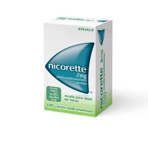 NICORETTE 2 MG 105 CHICLES MEDICAMENTOSOS