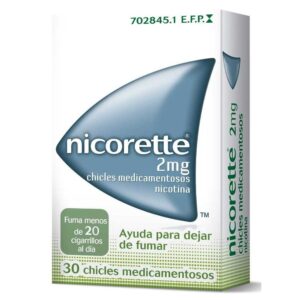NICORETTE 2 mg 30 CHICLES MEDICAMENTOSOS