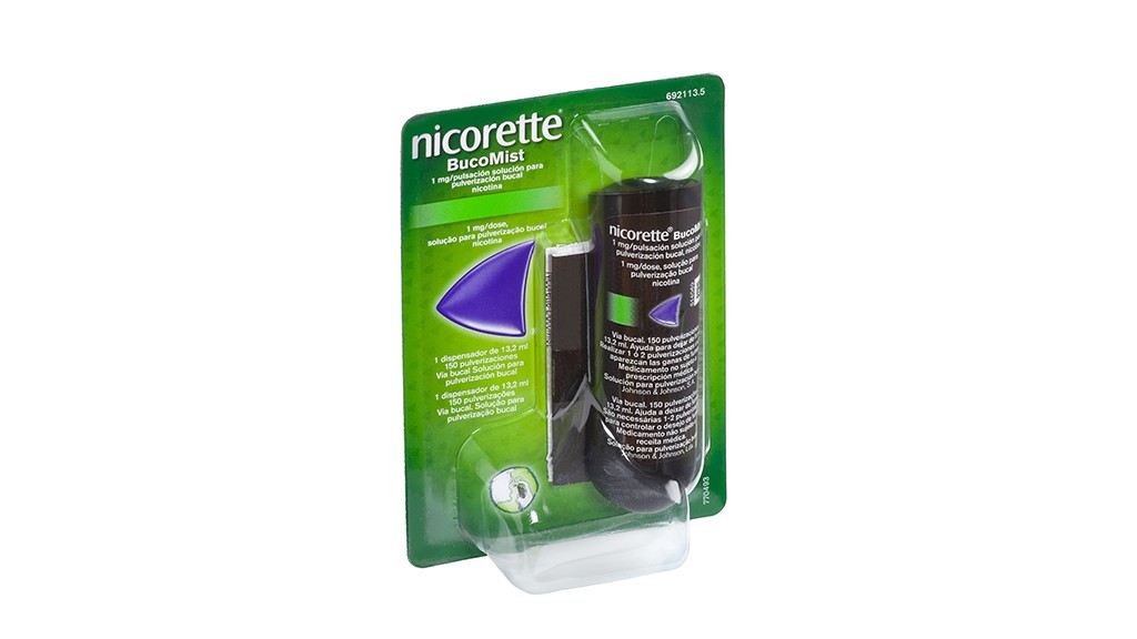 NICORETTE BUCOMIST 1 MG/PULSACION SOLUCION PARA