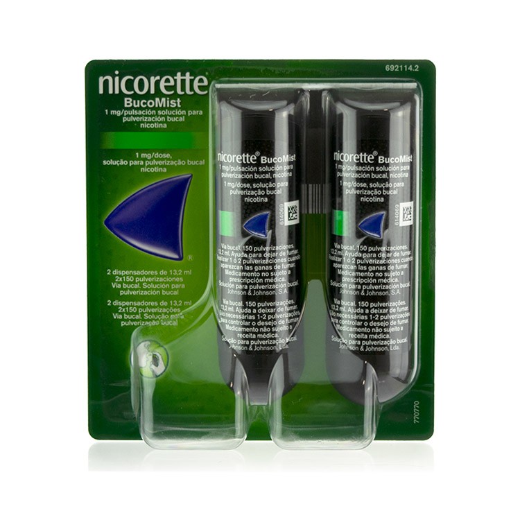 NICORETTE BUCOMIST 1 mg/PULSACION SOLUCION PARA