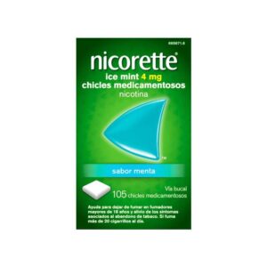 NICORETTE ICE MINT 4 mg 105 CHICLES MEDICAMENTOS