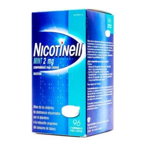 NICOTINELL MINT 2 MG 96 COMPRIMIDOS PARA CHUPAR
