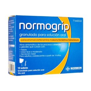NORMOGRIP 10 SOBRES GRANULADO PARA SOLUCION ORAL